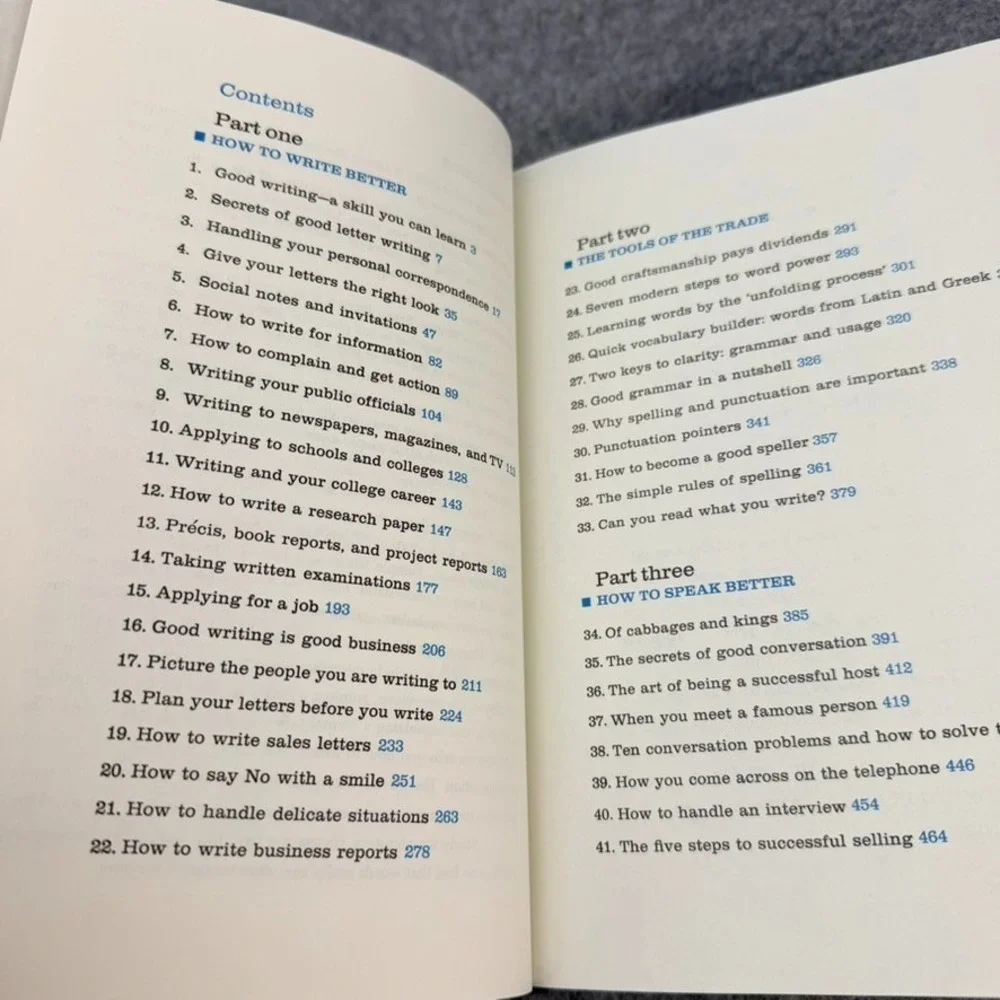 Reader’s Digest Write Better Speak Better Hardcover 1993 11th Printing